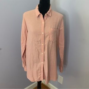 Old Navy button-down tunic top, size large